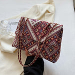 Vintage Taske I Etnisk Stil