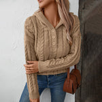 Casual Cable Knit Sweater