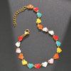 Bohemian Colourful Heart Bracelet