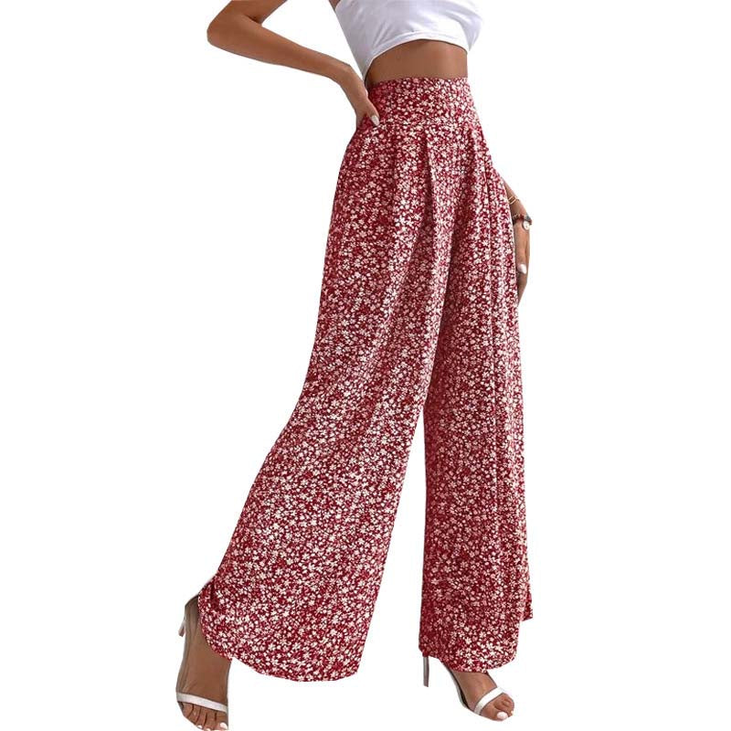 Casual Floral Trousers
