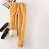 Solid Colour Warm Trousers