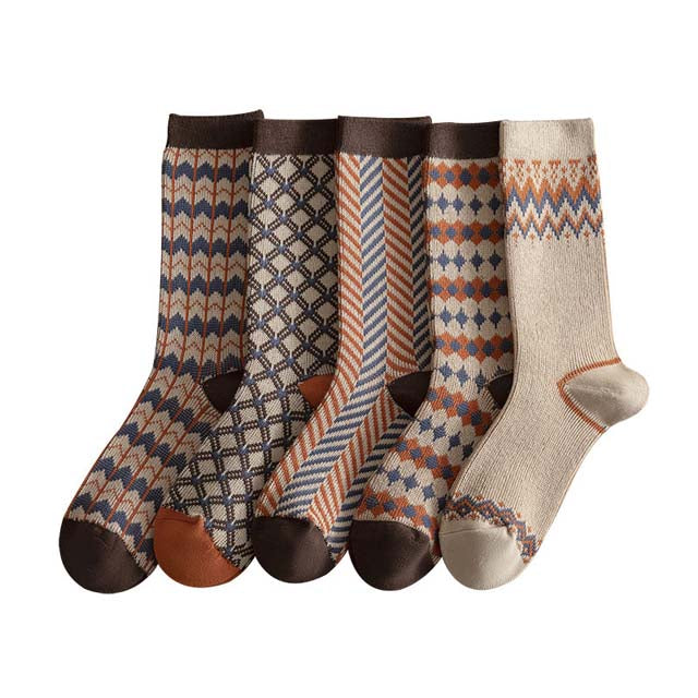 Pack Of 5 Pairs Of Casual Socks