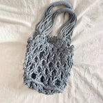 Casual Solid Colour Woven Bag