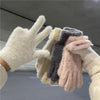 Solid Colour Warm Gloves