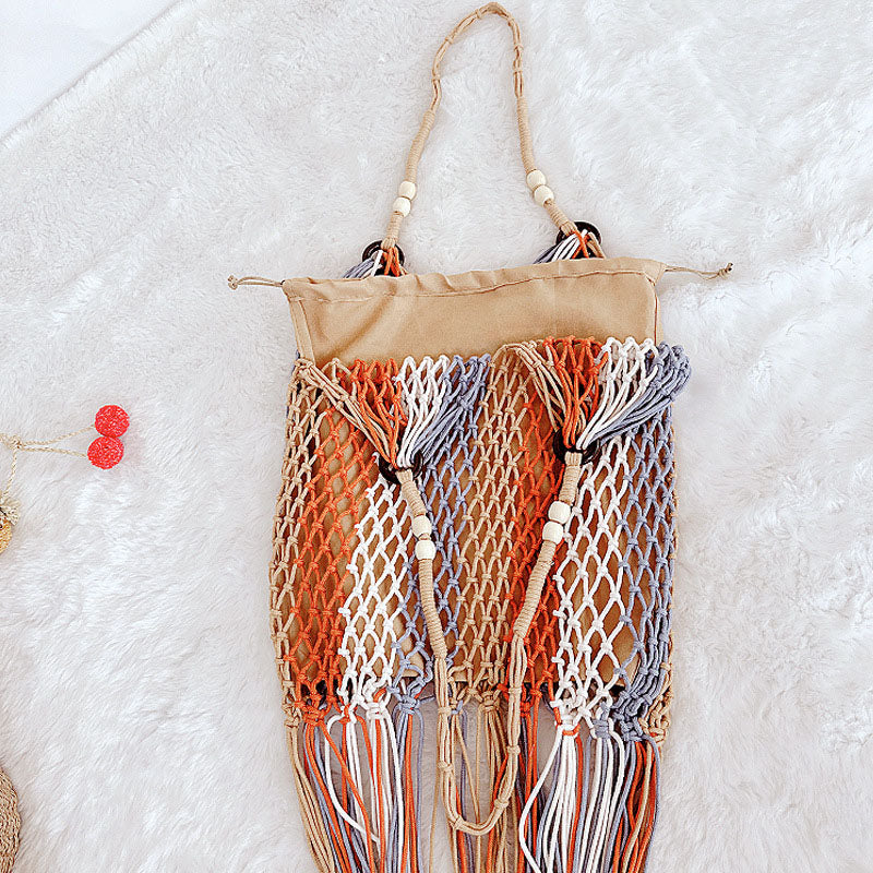 Beach Style Straw Bag