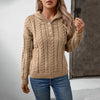 Casual Cable Knit Sweater