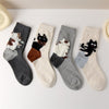 Casual Cat Print Socks