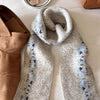 Warm Sheep Patterned Scarf
