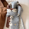 Warm Sheep Patterned Scarf