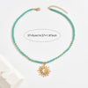 Bohemian Sun Pendant Necklace