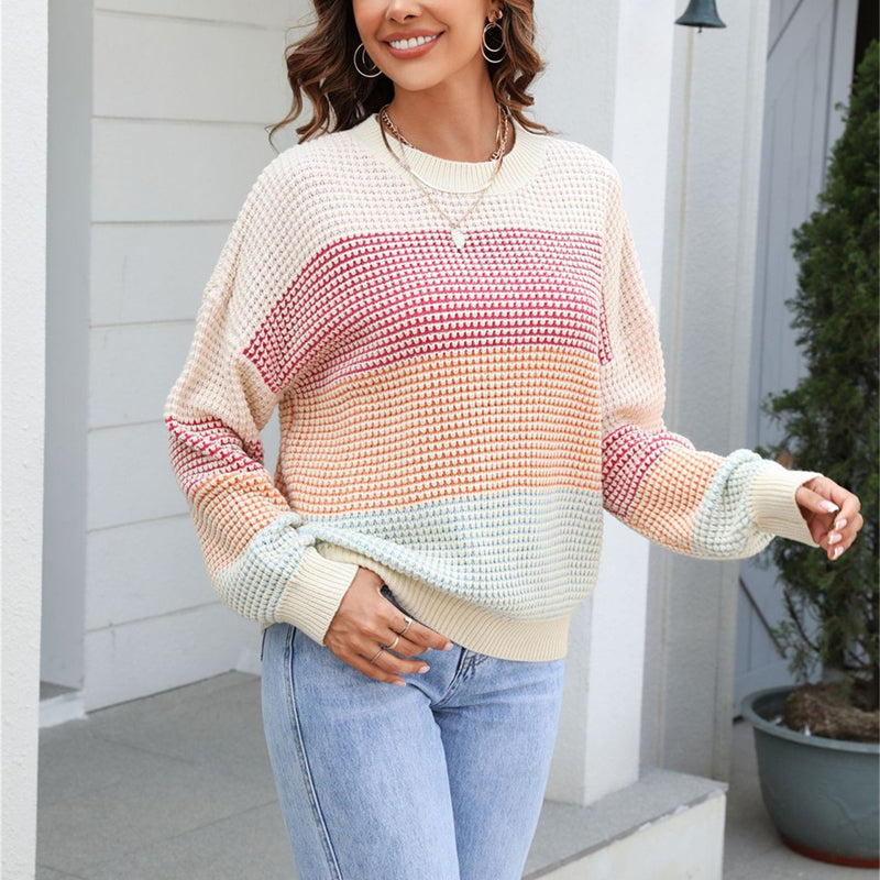 Kolor blokowy sweter