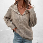 Swobodny sweter w stylu vintage