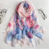 Casual Floral Print Scarf