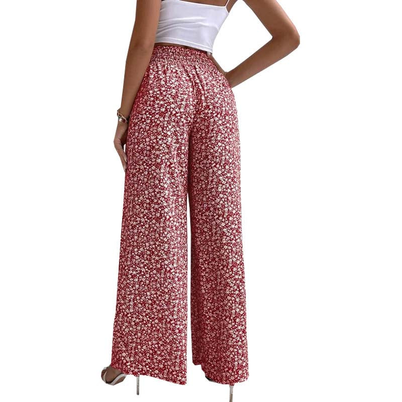 Casual Floral Trousers