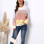 Kolor blokowy sweter