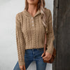 Casual Cable Knit Sweater