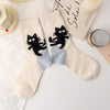 Casual Cat Print Socks