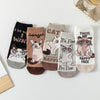 Creative Cat Print Socks