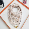 Vintage Musical Note Scarf