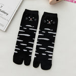 Cat Print Casual Socks