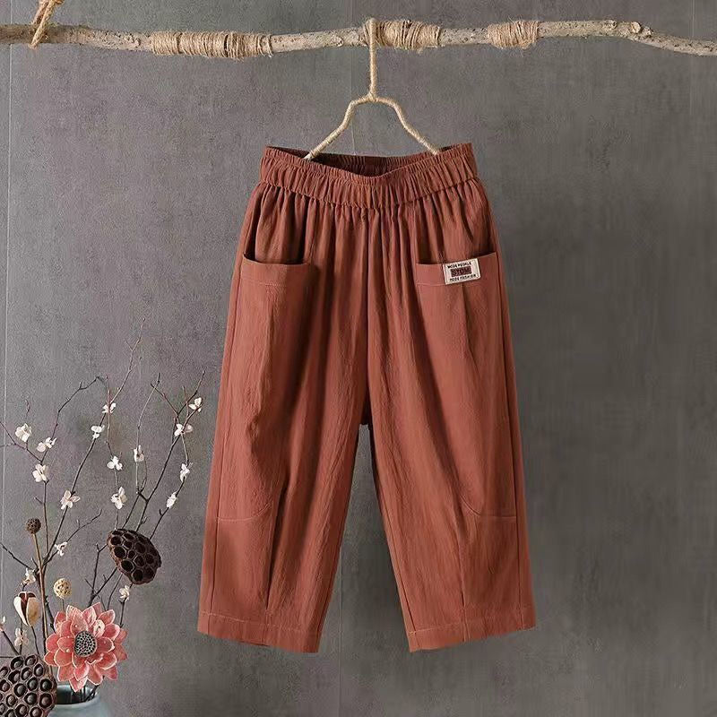 【Cotton and Linen】Comfortable Casual Trousers