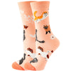 Casual Cat Pattern Socks