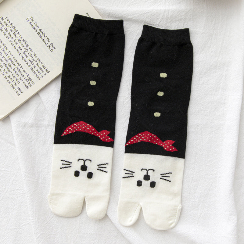 Cartoon Tabi Socks