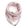 Casual Floral Print Scarf