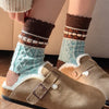 Warm Floral Socks