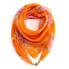 Casual Floral Print Scarf