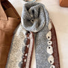 Warm Sheep Patterned Scarf
