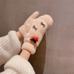 Ciepłe rękawiczki świąteczne