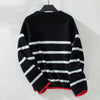 Casual Striped Knit Sweater