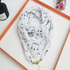 Vintage Musical Note Scarf