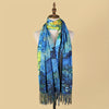 Vintage Abstract Print Scarf