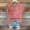 Vintage Ethnic Print T-Shirt