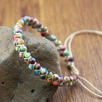 Bohemian Colourful Braided Bracelet