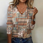 Vintage Ethnic Print T-Shirt