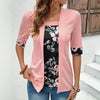 Elegant Bluse Med Blomstermønster