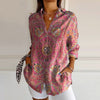 Vintage Ethnic Print Blouse