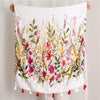 Elegant blomsterprint tørklæde