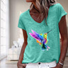 Casual Bird Print T-Shirt