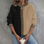 Bluza z blokiem kolorów vintage