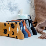 Pack Of 5 Pairs Of Animal Print Socks