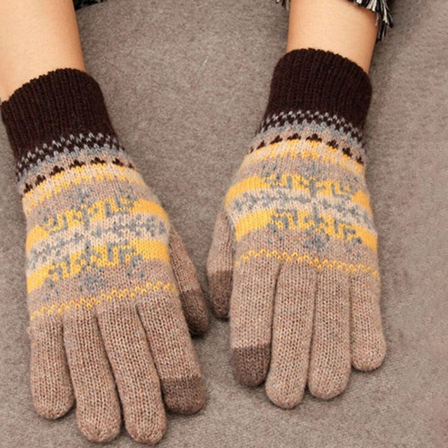 Varme Strikkede Handsker