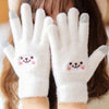 Tecknad varma handskar