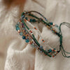 Vintage boho perler armbånd