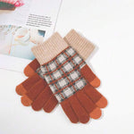 Vintage Plaid, ciepłe rękawiczki
