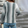 Casual Gradient Knit Sweater