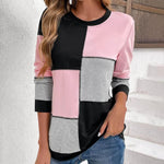 Casual Color Block Sweatshirt